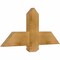 Ekena Millwork Eugene Rough Sawn Timber Gable Bracket, Western Red Cedar, 36"W x 16"H x 2"D x 6"F, 11/12 Pitch GBW036X16X0206EUG00RWR - alternate 3